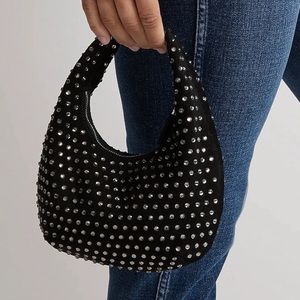 Madewell The Mini Bag in Crystal Embellished Suede